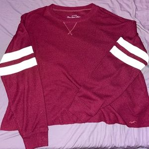 Long sleeve crop top